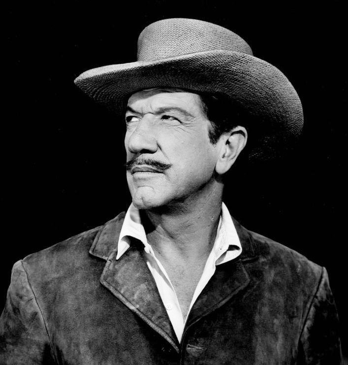 Actor Richard Boone portrays Paladin, the lead character in "Have Gun - Will Travel"